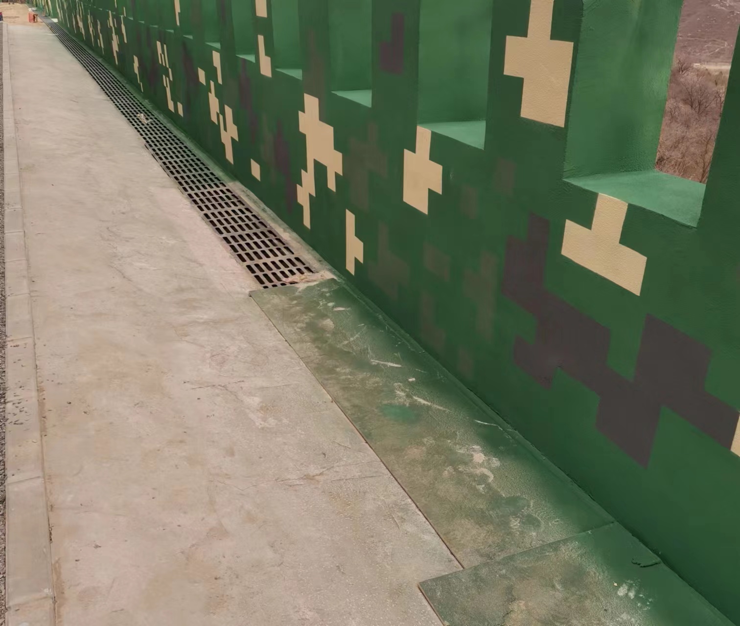 江西围墙迷彩喷涂,数迷彩漆